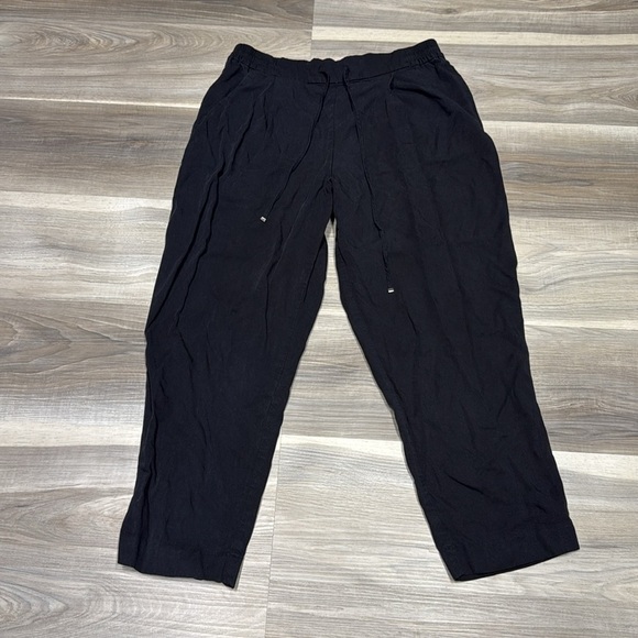 MNG Mango black loose fit jogger style pants size small - Picture 2 of 6